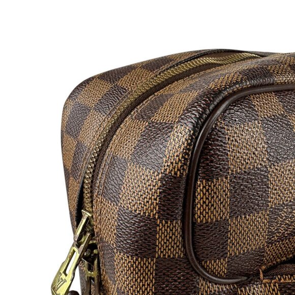 Auth LOUIS VUITTON Damier Ebene Olaf MM Crossbody Shoulder Bag N41441 - z3669 - Picture 6 of 15